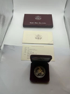 1983-S Olympic Commemorative Silver Dollar, Proof - Image 1 of 3