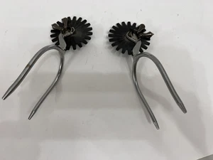 Slip On Spurs w/Large Rowells & Jingle-bobs - Picture 1 of 5