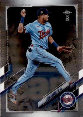 2021 Topps Chrome BEN BALLER - Luis Arraez #124 - Image 1 of 2