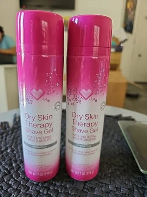 Paquete de 2 redes de gel de afeitado terapia para piel seca peso 7 oz Foto 1 de 2