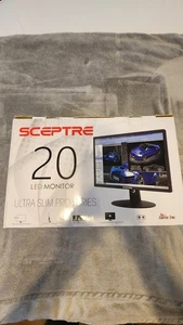 Sceptre E20 COmputer Monitor 20" LED Monitor 1600 x 900 HD+ 75Hz HDMI - Picture 1 of 4