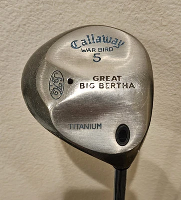 Callaway Great Big Bertha Titanio Pájaro de Guerra 5 Madera Damas Gemas Grafito Derecha Foto 1 de 4
