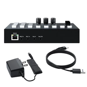 HDMI Video Switcher Mixer Support Multiple Camera Live Streaming OSD PIP MIC - Zdjęcie 1 z 15
