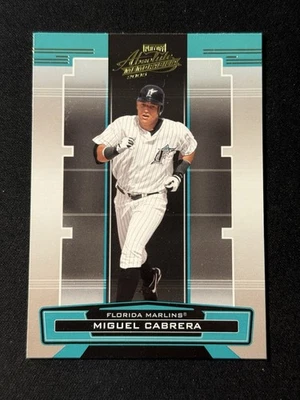 2005 Absolute Memorabilia Gold Miguel Cabrera Card #70 - Image 1 of 2