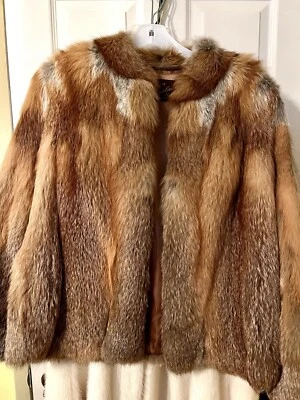 Vintage Red Fox Coat - Excellent Condition - cleaned, glazed and conditioned!! - Image 1 of 4
