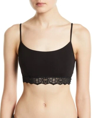 Sujetador de entrenamiento/bralette de entrenamiento Cosabella L35422 negro Avi cuello redondo talla L Foto 1 de 4