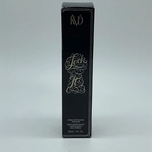 Imprimación de refinación de poros KVD Kat Von D Beauty Lock-It 1 oz tamaño completo sellada - Imagen 1 de 5