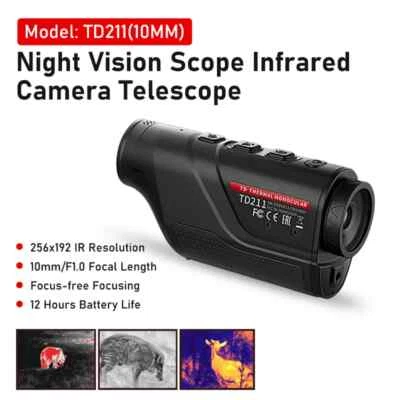 Guide TD Series 10mm Thermal Imaging Monocular Scope Infrared Thermal Imager - Image 1 of 4