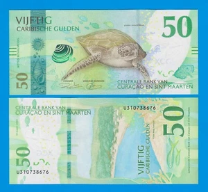CURACAO and SINT MAARTEN 50 Caribbean Gulden P 3 NEW 2025 UNC - Picture 1 of 1