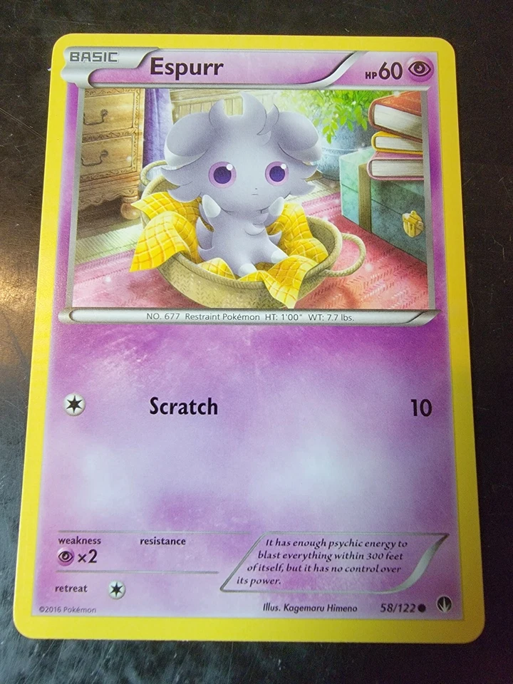 Espurr 58/122 Common Pokemon XY Breakpoint  - Image 1 of 1