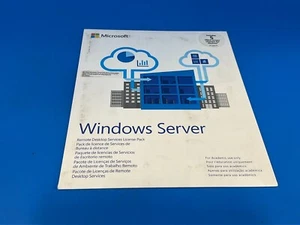 Microsoft Windows Remote Desktop Services 2019 5 CAL Academic 6VC-03792 ✅❤️️ NEW - Picture 1 of 2