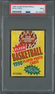 1990 Fleer Basketball SEALED Wax Pack PSA 9 MINT - Michael Jordan? - Picture 1 of 1