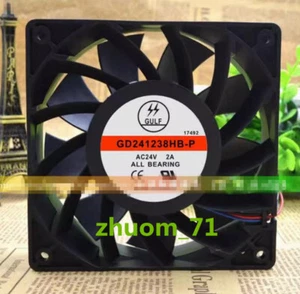 1PC GUFF GD241238HB-P AC 24V 2A BALL BEARING 12cm inverter cooling fan - Picture 1 of 3