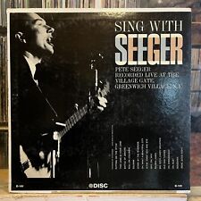 [ROCK/POP]~EXC LP~PETE SEEGER~Sing With Seeger~Live At The Village Gate~[1964~DI