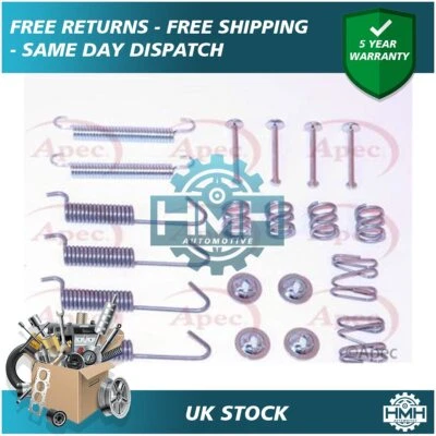 Fits Sedona 2.2 CRDi 2.7 2.9 Handbrake Brake Shoes Fitting Kit Rear Poppy - Image 1 of 2