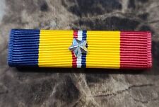Combat Action Ribbon Bar with Silver Combat Star Device (retro to 12-6-1941)