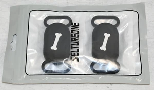 Seltureone Samsung Silicone Smart Tag Collar Holder For Dogs & Cats 2 Pack NEW - Picture 1 of 2