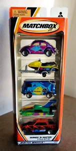 2000 Matchbox WINGS 'N WATER 5-PACK GIFT SET  Collector #95315 1:64 VW Panel Bug - Picture 1 of 15