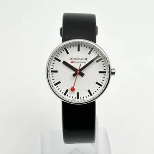 Mondaine Mini Giant Backlight 35mm Steel White Dial Quartz Watch MSX.3511B.LB - Picture 1 of 4