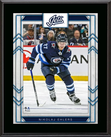 Nikolaj Ehlers Winnipeg Jets 10.5" x 13" Sublimated Player Plaque Cover