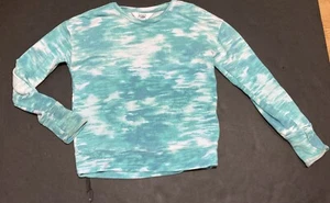 Girls Athleta Green Tie Dye Sweatshirt Size 6 EUC - Picture 1 of 3