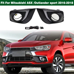 White LED DRL Daytime Running Lights Fog Light For ASX Outlander sport 2016-2018 - Picture 1 of 12