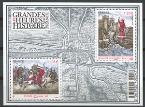 FRANCE BLOC 4704, HISTOIRE, CLOVIS, SAINTE-GENEVIÈVE, 2012, NEUF xx, TRÈS BEAU - Bild 1 von 1
