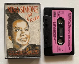Nina Simone Live & Kickin' Cassette Tape 1988 Rare German Import - Picture 1 of 6