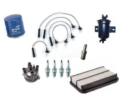 Bujías Cables Tapa y Rotor Aire Gasoil Filtros para Toyota PICKUP 2.4L 93-95 Foto 1 de 4