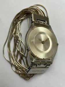 Vintage RARE Women Watch SWATCH RRR SALE COLLECTION AG 2000 QWARTZ SILVER SWISS - Picture 1 of 10