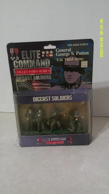 Elite Command Collector's Series Diecast Soldiers General George S. Patton Foto 1 de 4
