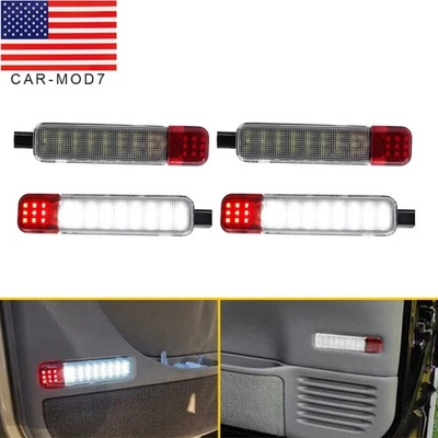 4Pcs LED Interior Door Panel Light Courtesy Lamp For Chevy Silverado GMC Sierra - Изображение 1 из 4