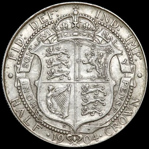 Eduard VII., 1902-10. Halfcrown, 1904. Selten. - Bild 1 von 3