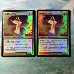 Meddling Mage FOIL Set of 2 Magic the Gathering MTG ARB R 8/145 - Picture 1 of 4