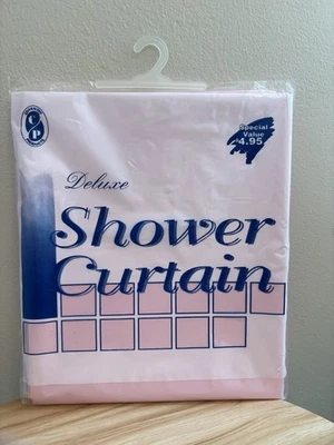 Cortina de ducha Coventry Products Deluxe ROSA 60” X 72” ¡Lista para colgar! Nuevo Foto 1 de 4