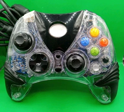 Controle Xbox Pelican Afterglow com fio Microsoft azul ou verde - Imagem 1 de 2