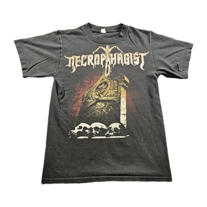 Camiseta Vintage Banda Necrófaga Grunge Metal Yunque Etiqueta Talla S ENVÍO RÁPIDO - Imagen 1 de 8