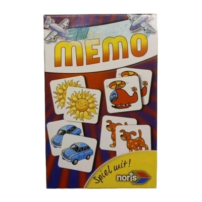 Kinder Memory Bildpaare NORIS 606094216 Mitbringspiel Memo - Bild 1 von 3