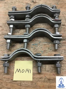 Doppelbolzen Rohraufhänger Fig 295 Edelstahl für Rohrgröße 3" (3,5" Außendurchmesser) - Bild 1 von 11