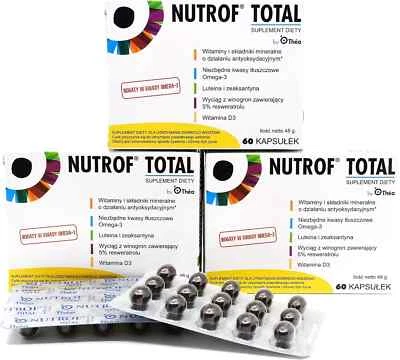 👀 Nutrof Total TOTAL D3 Thea Excellent Vision 180 CAPSULES Excellent Vision 🌟 - Image 1 of 4