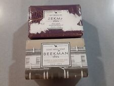 2 Beekman 1802 FIG LEAF/HONEY & OATS  Goat Milk Bar Soap 9 oz Brand New Sealed