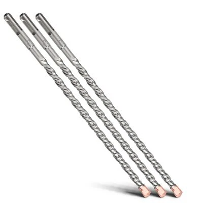3tlg 8 x 260mm SDS Plus Bohrer mit DoppelwendelHammerbohrer Für BetonSteinNat... - Bild 1 von 4