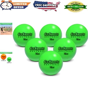 Durable Weighted Training Balls - 6 Pack for Pitching & Hitting Excellence - Picture 1 of 8