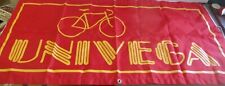 Vintage 70s/80s Univega Bicycle Dealer Store Red Banner 47" x 23"