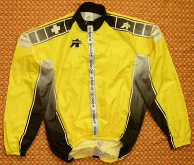 Assos, Vintage Yellow Cycling Jacket, Adult Large, 4 - Image 1 of 4