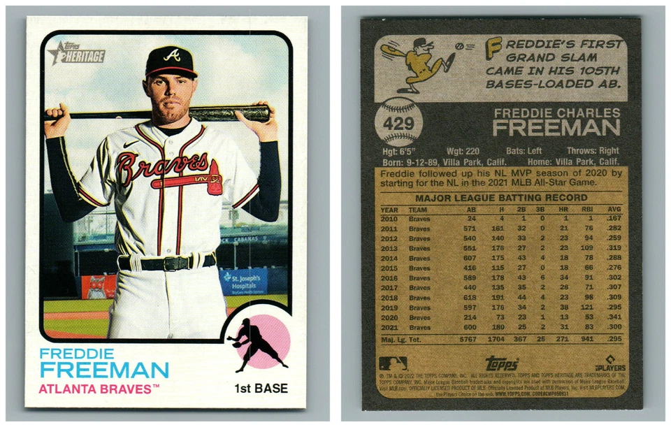 2022 TOPPS HERITAGE SP SHORT PRINT SINGLES # 401 - 500 U PICK COMPLETE YOUR SET - Image 1 of 1