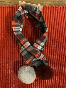 Dog Scarf Great & Small Christmas Tartan Dog Scarf 56cm Dog Christmas Gift NWTS - Picture 1 of 7