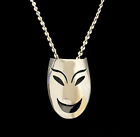 Vintage Mexican Sterling Silver mask Pendant