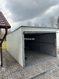 Blechgarage 3 x 5 x 2,14m Garage KFZ Lager Schwingtor | inkl. Lieferung | 28316! - Bild 1 von 3