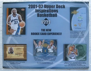 2001 UD Inspirations Basketball SELL SHEET (No Cards) Kobe Bryant, M. Jordan   - Bild 1 von 2